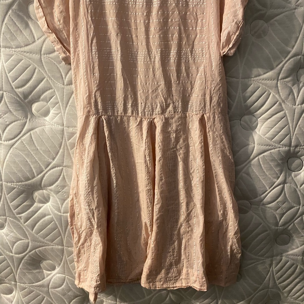 Peyton & Parker English Country Garden Peach Pink Champagne Dress Size XLarge Xl - Picture 7 of 7